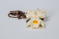 Elephant Ivory Flower Necklace